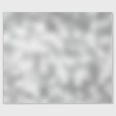 白ミニマル真珠の灰色シルバーアーバングラス ラッピングペーパー (フラット)