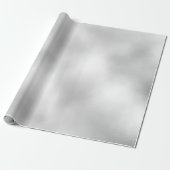 白ミニマル真珠灰色の銀グリッターガラス ラッピングペーパー (アンロールド)