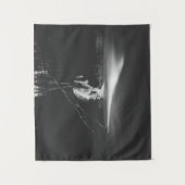 白ミニマル紅滝 タペストリー (正面)