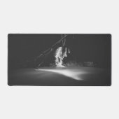 白ミニマル紅滝 デスクマット (正面)