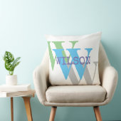 白ミニマル緑グレイ装飾用クッション クッション (椅子)