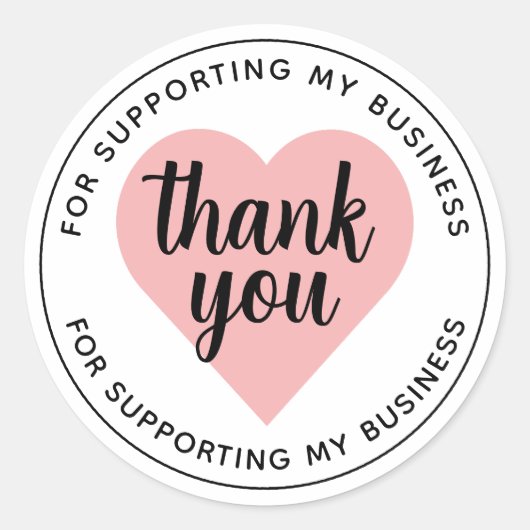 白ミニマル美学サンキューサークルステッキ ラウンドシール (正面)