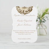 白ミニマル金ゴールドひまインスパイアり結婚。 セーブザデート (スタンド正面)