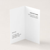 白ミニマル青エレガント回路基板コンサルタント 名刺 (内部)