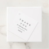 白ミニマル黒お結婚礼 フェイバータグ (インサイチュ)