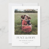 白ミニマル黒写モダン真 シーズンカード (正面)