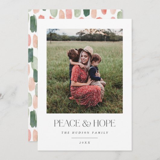 白ミニマル黒写モダン真 シーズンカード (正面/裏面)