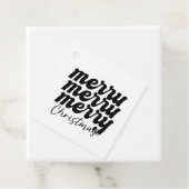 白メリーメリーの聖降誕祭お祝い フェイバータグ (インサイチュ)