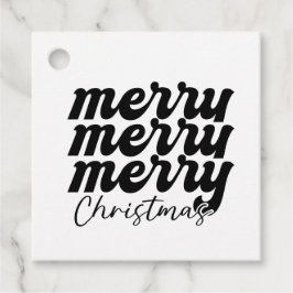 白メリーメリーの聖降誕祭お祝い フェイバータグ