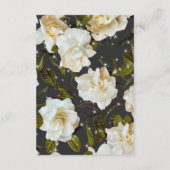 白モダンいガーデニスオンブラックスパークル詳細 エンクロージャーカード (裏面)