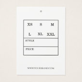 白モダンつるラベル (裏面)