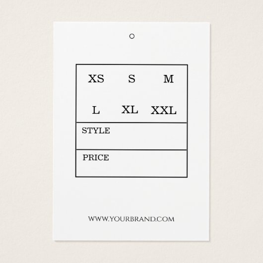 白モダンつるラベル (裏面)