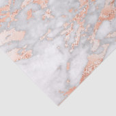 白モダンとバラの金ゴールド大理石パターン 薄葉紙 (詳細)