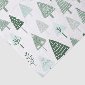 白モダンと緑のクリスマス 薄葉紙 (詳細)