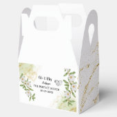 白モダンと緑の水彩夫妻 フェイバーボックス (オープン)