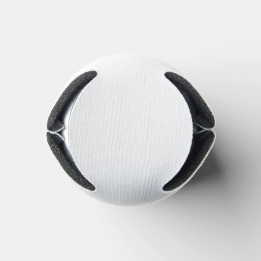 白モダンと金ゴールドのパーソナライズされた花嫁 缶クーラー (ボトム)