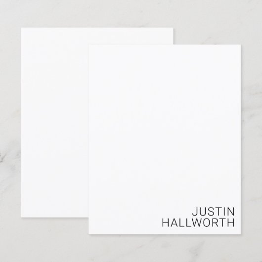 白モダンの黒名 (正面/裏面)