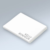 白モダンの黒名 ポストイット