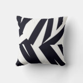 白モダンはっきりした枕のストライプデザイン クッション (裏面)