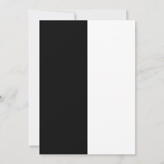 白モダンはっきりした白の結婚式の招待 招待状 (裏面)