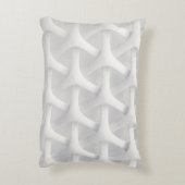 白モダンアクセント枕の織り合わせ アクセントクッション (裏面(縦))