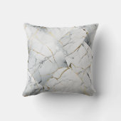 白モダンエレガントと金ゴールド クッション (裏面)