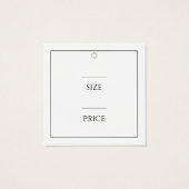 白モダンエレガント価ラベル (裏面)