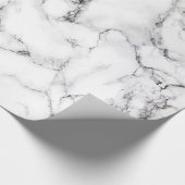 白モダンエレガント大理石 ラッピングペーパー (角)