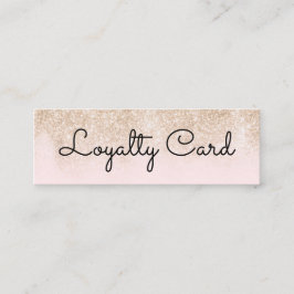 白モダンエレガント美しいサロン ロイヤリティカード