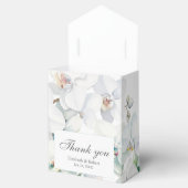白モダンエレガント蘭結婚さん フェイバーボックス (オープン)