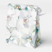 白モダンエレガント蘭結婚さん フェイバーボックス (裏面サイド)