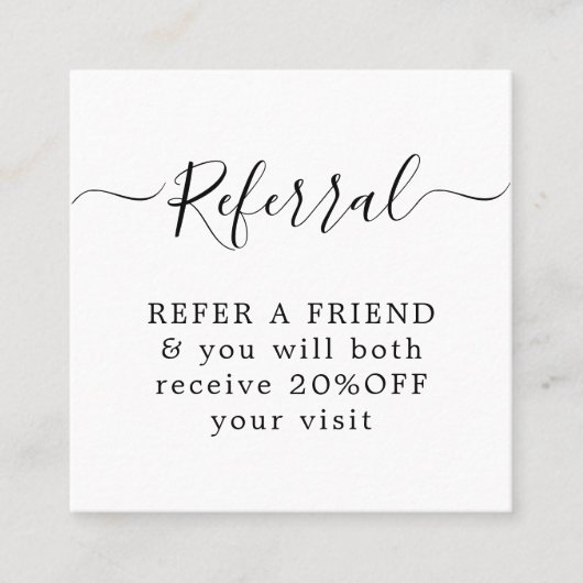 白モダンエレガント金ゴールドフェイクハート美しい 紹介カード (正面)