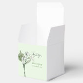 白モダンカエレガントラ・リリー結婚ズ フェイバーボックス (オープン)