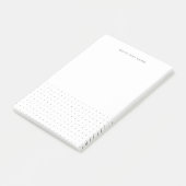 白モダングレー点々のあるポストイット注記 ポストイット (アングル)