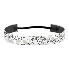 白モダンテラッツォ アスレチックヘッドバンド