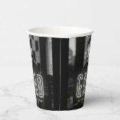 白モダンネオン卒業 紙コップ (右)