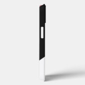 白モダンバラ金ゴールド黒の三角形 Case-Mate iPhoneケース (裏面 / 右)