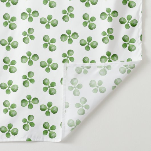 白モダンフレンドリー葉の青い多肉性の タペストリー (詳細)