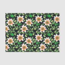 白モダンフローラ