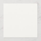 白モダンミニマル黒のウェディングレセプション メニュー (裏面)