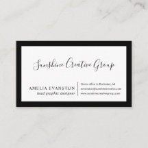 白モダンミニマル黒