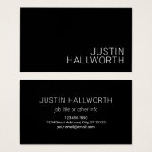 白モダン名またはその他の文字（黒） (正面&裏面)