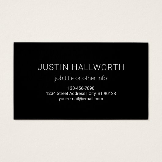 白モダン名またはその他の文字（黒） (裏面)