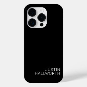 白モダン名(黒) Case-Mate iPhone 14 PROケース