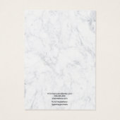 白モダン大理石ジュエリーイヤリング表示 (裏面)