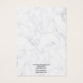 白モダン大理石ジュエリーネックレスディスプレイ (裏面)