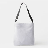 白モダン大理石スワール クロスボディバッグ (裏面)