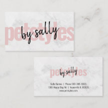 白モダン大理石赤面ピンクのペスタイ。