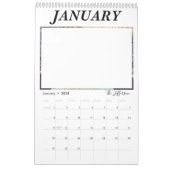 白モダン家写真集2023 カレンダー (1月 2023)