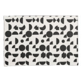 白モダン幾何エレガント部部族 枕カバー (正面右)